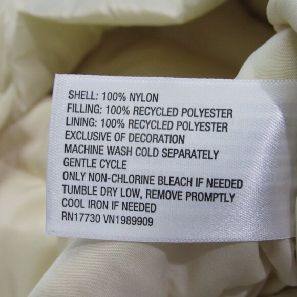 Women's Quilted Puffer Vest - JoyLab Ivory L - Picture 5 of 5